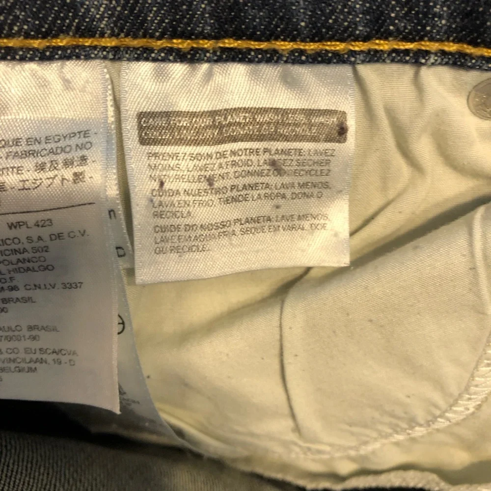 Levi's Blue Boot Cut Jeans Classic Denim Style
